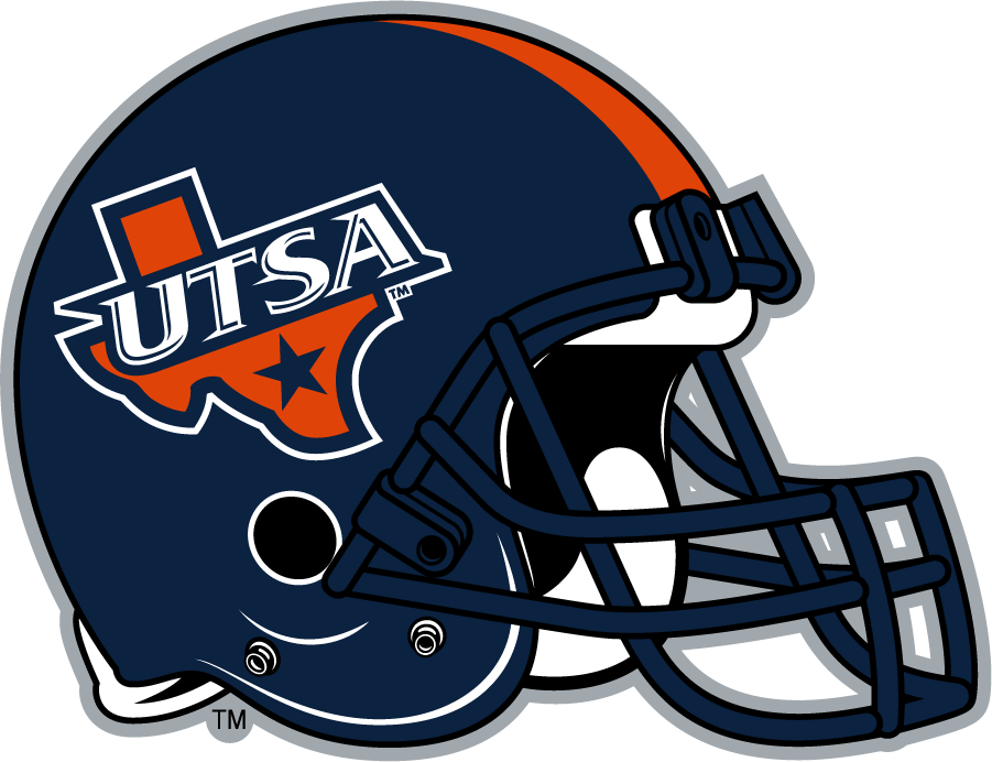 Texas-SA Roadrunners 2012-2019 Helmet diy iron on heat transfer